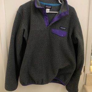 Patagonia Women’s Medium Grey/Purple Fleece